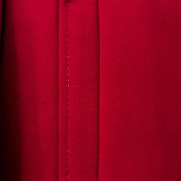 Worthington Red Pea Coat with Black Buttons - Picture 5 of 11